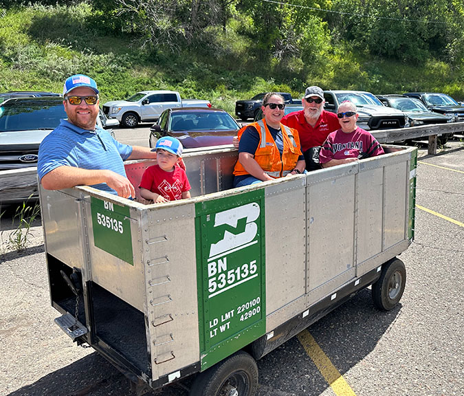 Members of the Stanley family at Northtown Family Day, 2023 Railroad Days Members of the Stanley family at Northtown Family Day, 2023 Railroad Days
