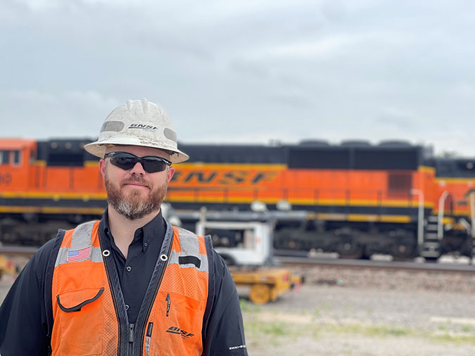 Track Inspector Jesse Cunningham