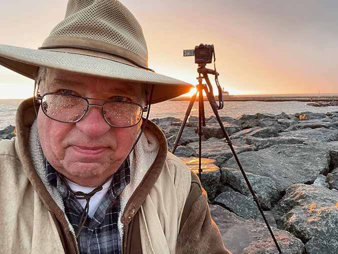 Haubrich with camera Haubrich with camera